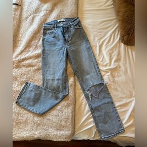 Abercrombie Ankle Straight Ultra High Waist - Curve Love Size 25L